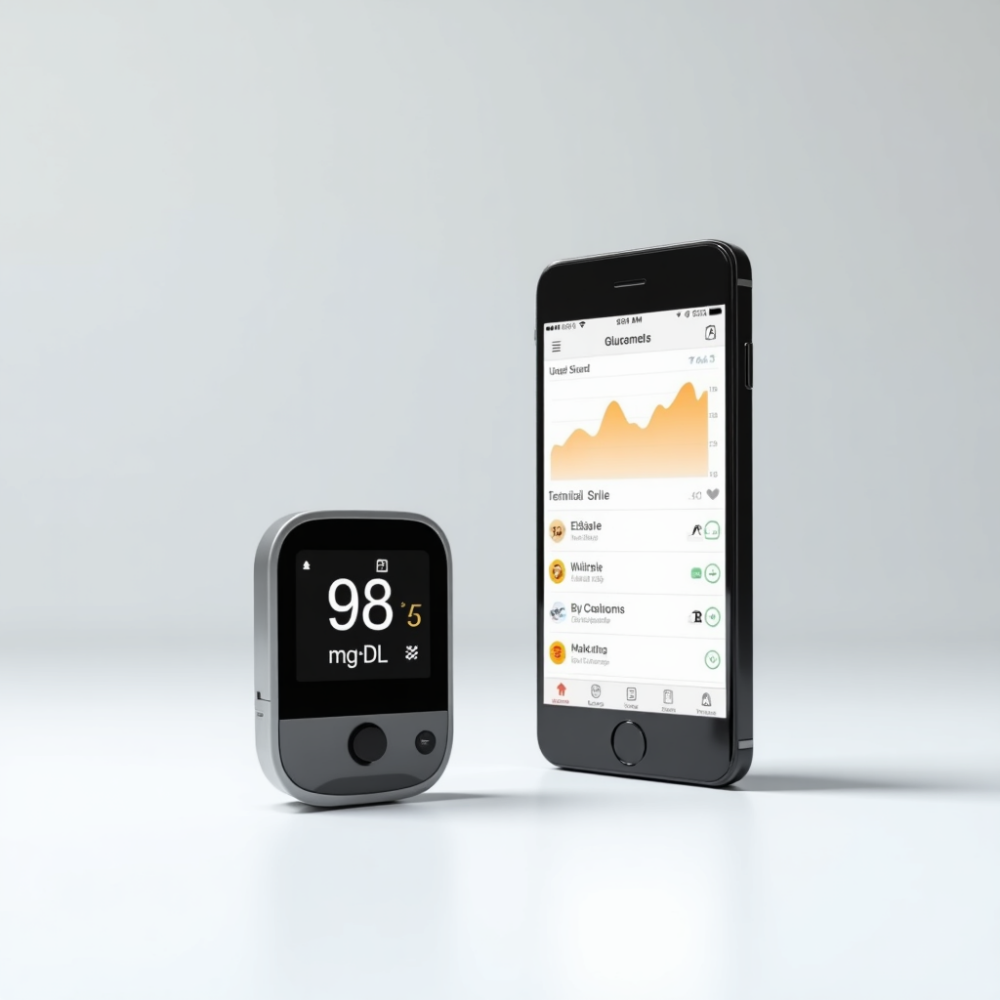 Glucometer with Smartphone App
